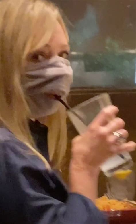 Video Of Couple Eating And Drinking Through Their Face Mask Freaks