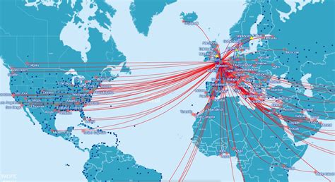British Airways Route Map Europe Map Images And Photos Finder