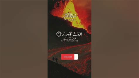 Surah At Takathur Beautiful Quran Recitation With Urdu And English