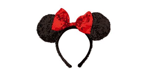 Minnie Mouse Ears Headband Sequined 25 Disney Dress Shop