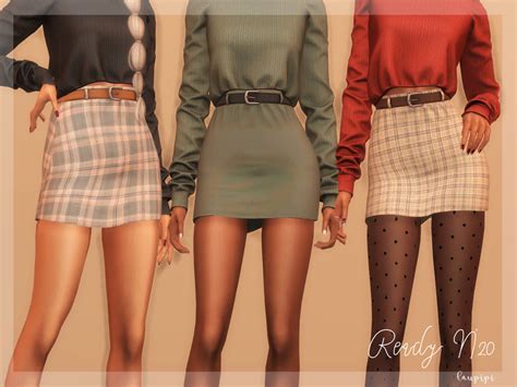The Sims Resource Skirt Fall Collection Bt364