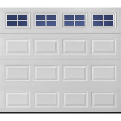 Pella Traditional 108 In X 84 In Insulated White Single Garage Door