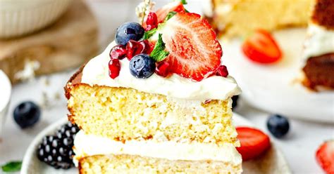 Glutenvrije En Koolhydraatarme Vanille Cake Met Steviala Suikervervangers