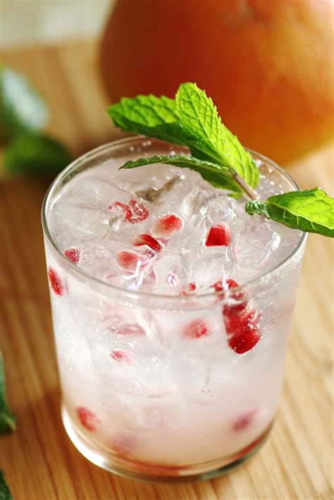 The fruit juices and different varieties of carbonated waters and a slice or two of cucumber is an excellent addition, bringing out the fruit flavors most satisfactorily. Pomegranate Christmas Cocktail - Alcoholic Holiday Party ...