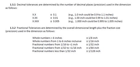 General Tolerance 3 Decimal Places Aws Bos Welding Classroom