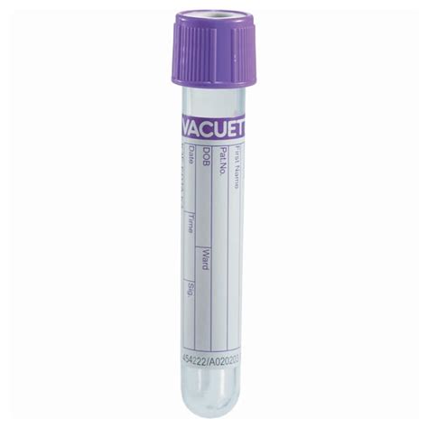 Greiner Bio One Vacuette K Edta Blood Collection Tubes Lavender Safety