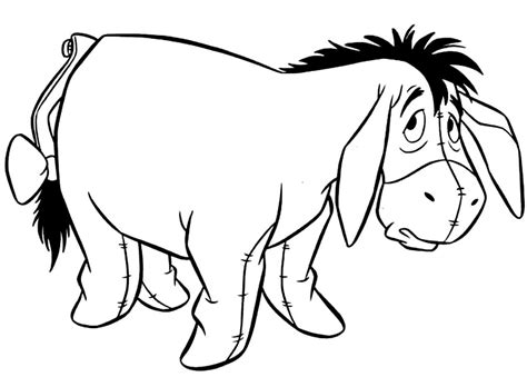 Eeyore Coloring Pages At Free Printable