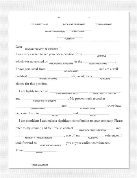 50 Free Printable Fill Blank Resume Templates For Your Application