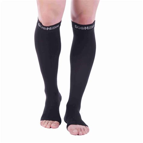 Open Toe Compression Socks 20 30 Mmhg Doc Miller