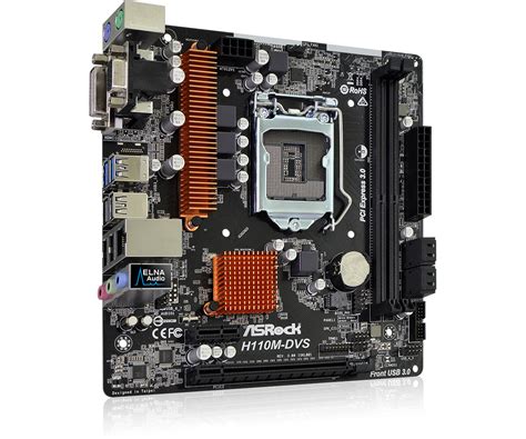 Asrock H110m Dvs R30 Motherboard Specifications On Motherboarddb