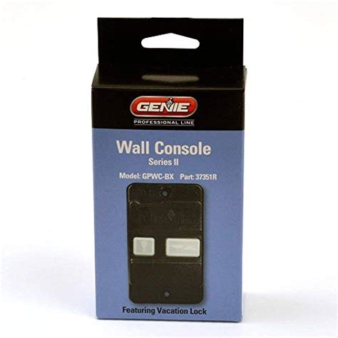 Genie Series Ii Intellicode Wall Console Pricepulse
