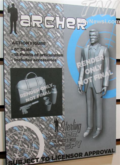 News First Look At Factory Entertainment Archer 6 Action Figure