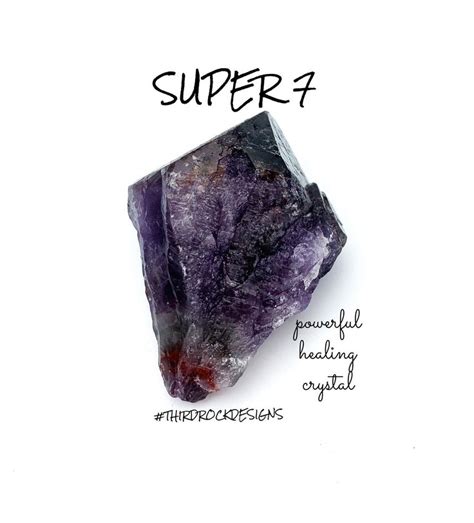 Super 7 Crystal Super 7 Stone Melody Stone Healing Crystals Etsy