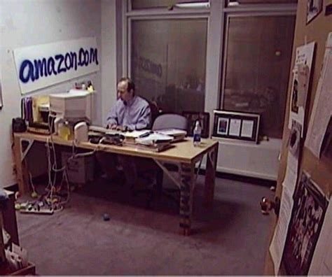 Ladies And Gentlemen Jeff Bezos Ceo Of Amazon In His First Office