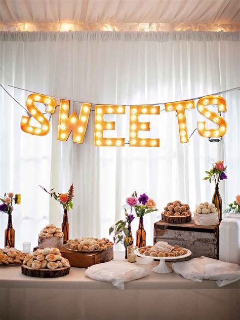 20 Creative Wedding Dessert Buffet Ideas