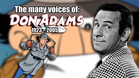 Many Voices And Characters Of Don Adams Inspector Gadget Youtube