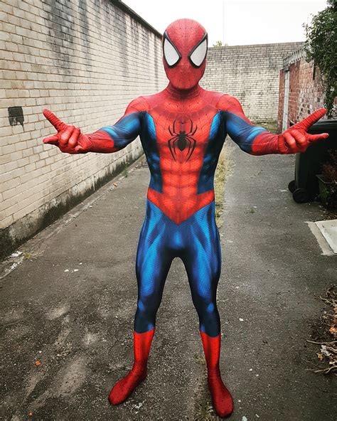 Self Ultimate Spider Man Cosplay Sewn Together By Myself Spiderman
