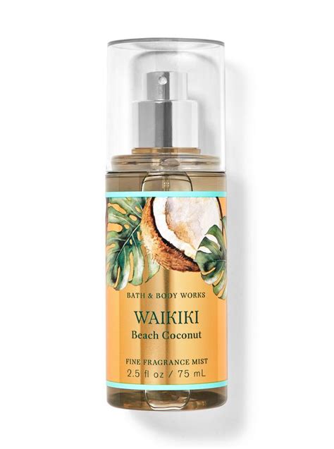 Buy Waikiki Beach Coconut Travel Size Fine Fragrance Mist At Bath Body Works India