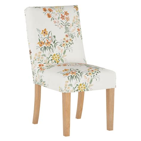Because these pieces are crafted using reclaimed lumber, each will display cracks, scrapes, and imperfections that add distinct character but do not affect the structure of. Cream Floral Slipcover Upholstered Dining Room Chair ...