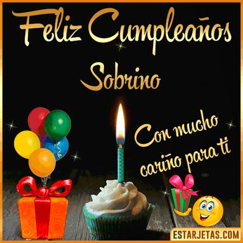 Feliz Cumpleaños Sobrino Imágenes  Tarjetas Y Mensajes