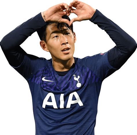 Son Heung Min Tottenham Hotspur Football Render Footyrenders