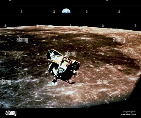 A View Of The Apollo 11 Lunar Module Eagle As It Returned From The