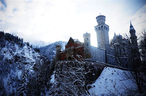 Зимний замок Нойшванштайн · бесплатное фото · бесплатная фотография