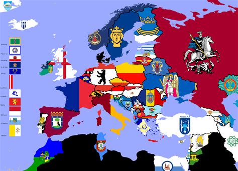 Flag Map Of European Capital Cities Rvexillology
