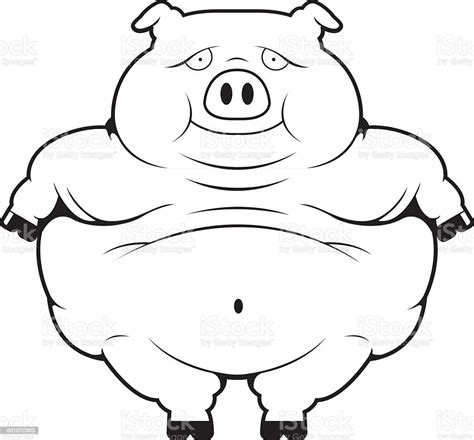 Fat Pig Stock Illustration Download Image Now Istock