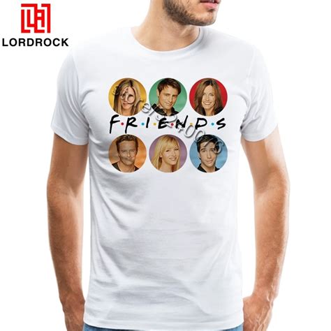 Cool T Shirt Friends Tv Show Tees Men Short Sleeves Sitcom T Shirt
