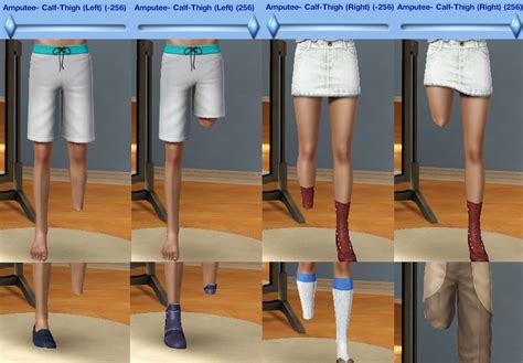 My Sims 3 Blog More Amputee Sliders By Oneeuromutt