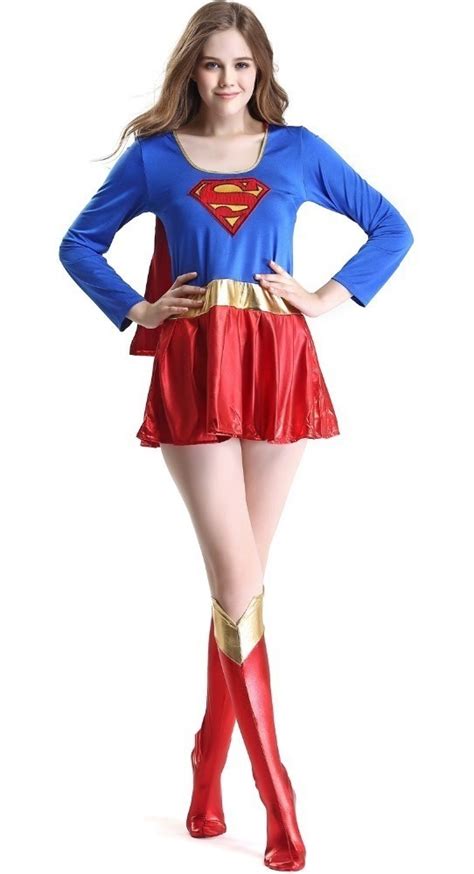Disfraz Supergirl Mujer Adulto Completo Envío Gratis Cuotas Sin Interés