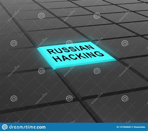 Russian Hacker Moscow Spy Campaign 3d Illustration Stock Illustration ...