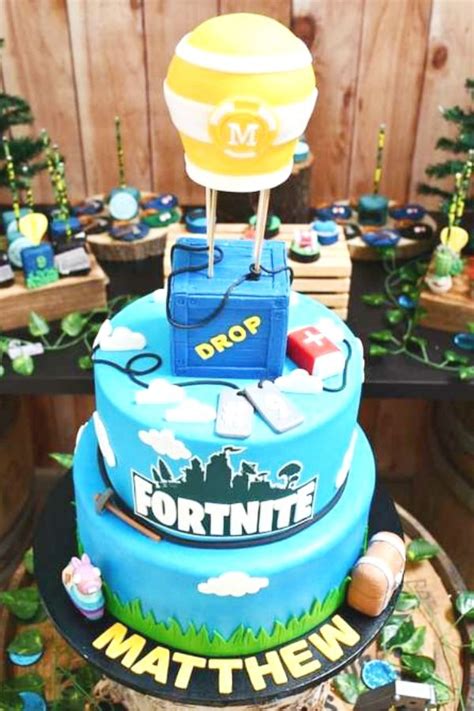 Fortnite Birthday Cake Boy Birthday Cake Birthday Party Cake 10