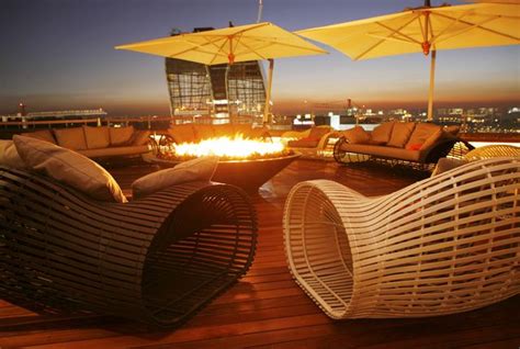 Sundowners On The Deck At The Sandton Sun Johannesburg City Hotel