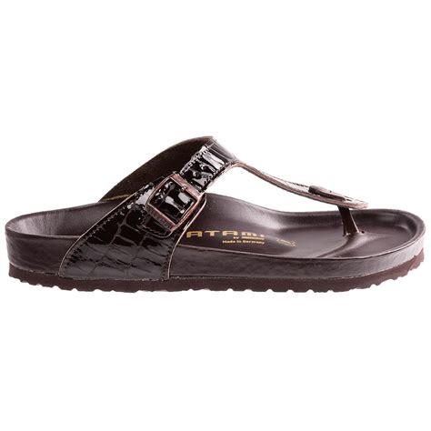 Tatami By Birkenstock Gizeh Croco Sandals For Women 6461t Save 42