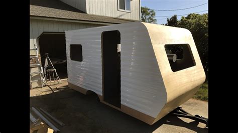 How To Build A Diy Travel Trailer Part 33 Installing The Siding