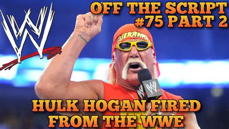 Hulk Hogan Fired From Wwe Over Racial Slurs In Sex Tape Scandal Wwe Off The Script 75 Part 2