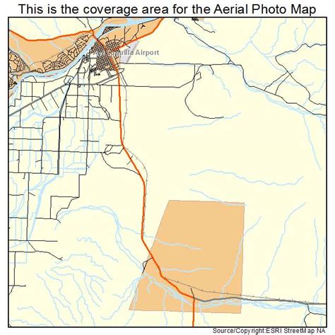 Aerial Photography Map Of Parker Az Arizona