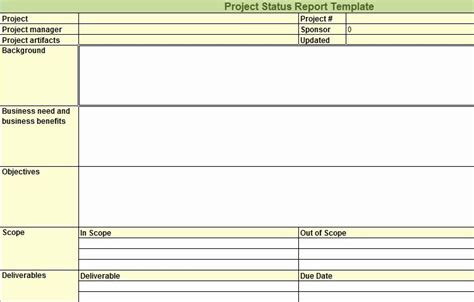 Status Report Template Excel Luxury Weekly Project Status Report