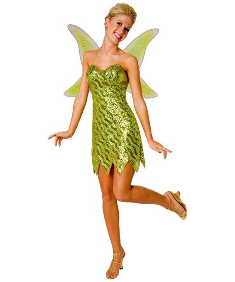 Sequin Tinkerbell Adult Costume Tinker Bell Costumes