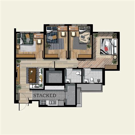 5 Interesting 4 Room Hdb Layout Ideas To Utilise Your Space Better