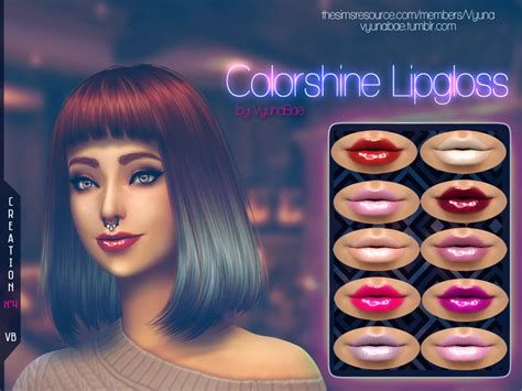 Colorshine Lipgloss The Sims 4 Catalog