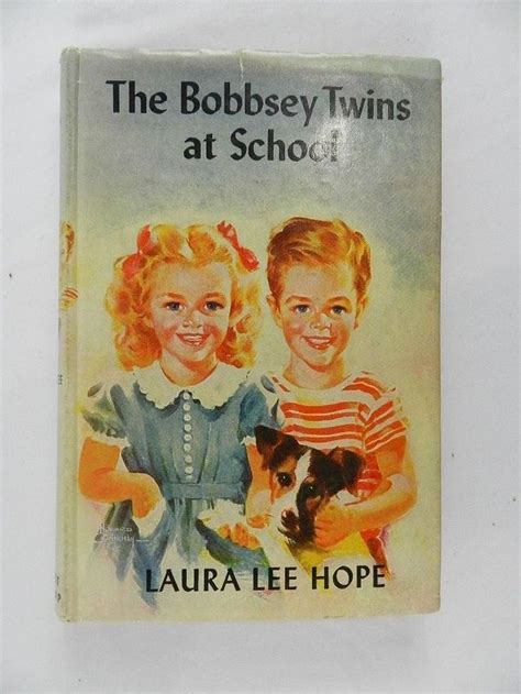 Vintage 1941 The Bobbsey Twins At At School By Hope Laura Lee Hc Dj