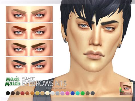 Pralinesims Maxis Match Eyebrow Pack N01