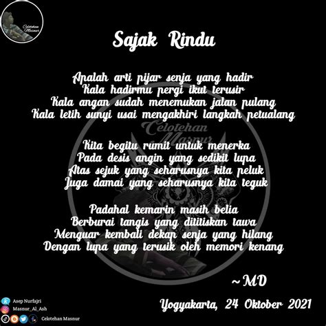 Sajak Rindu 4