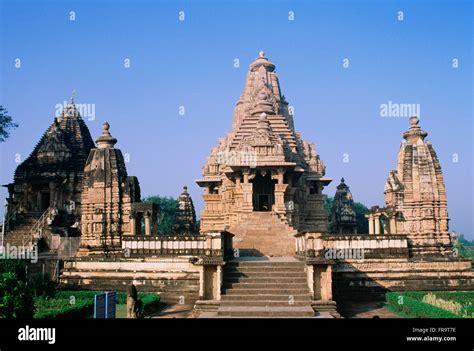 Lakshmana Temple Khajuraho Madhya Pradesh India Stock Photo Royalty