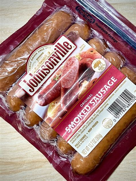 Food Review Johnsonville Smoked Sausage Poetic Dustbin