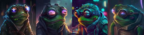 Pfp Cyberpunk Pepe Frog Sammlung Opensea