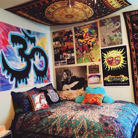 Bedroom Hippie Room Decor Indie Room Decor Hippie Bedroom Decor
